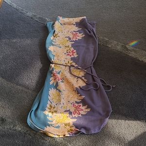 Sleeveless sweatshirt dress